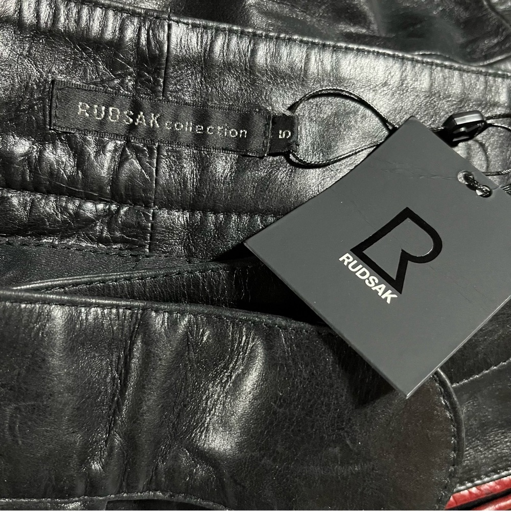 RUDSAK Black Leather Trousers - Picture 13 of 15